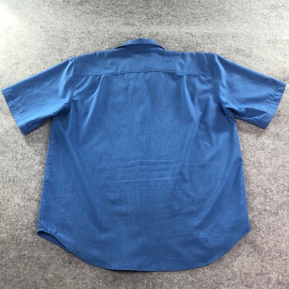 Orvis Mens Shirt XL Polyester Long Sleeve Button Up Down - Picture 13 of 14